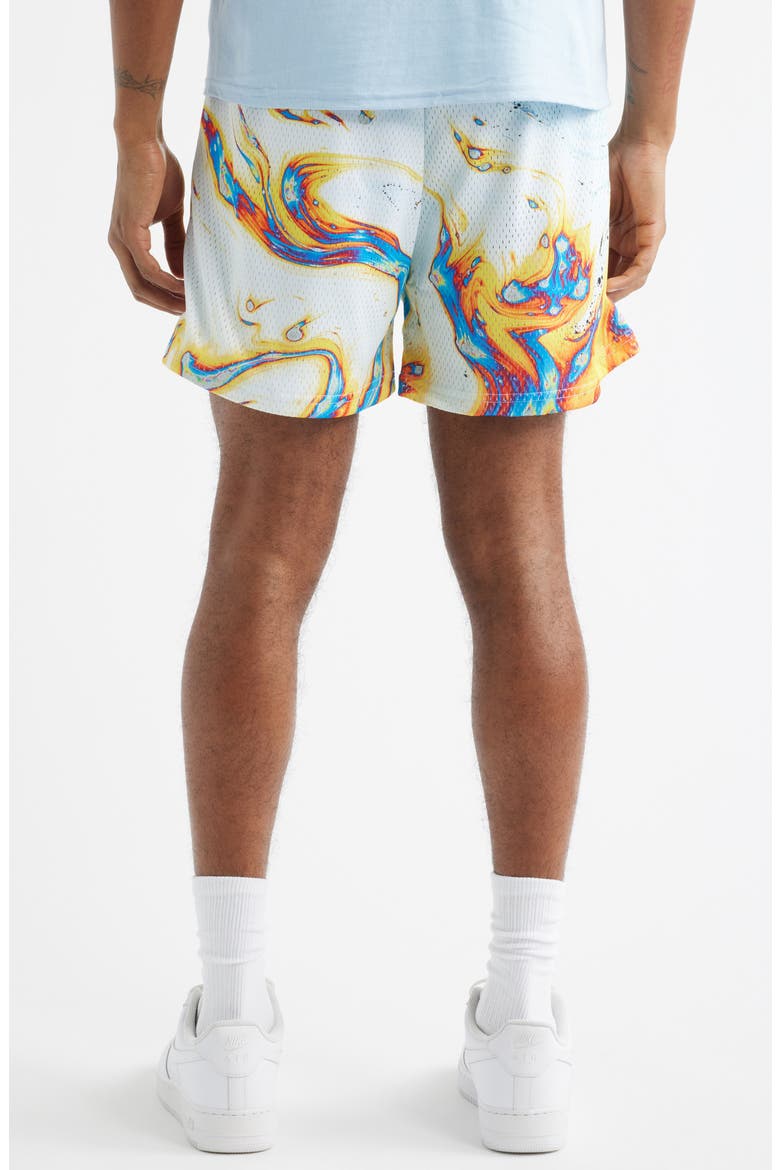 Splash Mesh Shorts, Alternate, color, SPILL