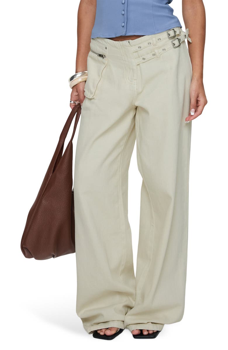 Princess Polly Paltrow Cotton Cargo Pants, Main, color,