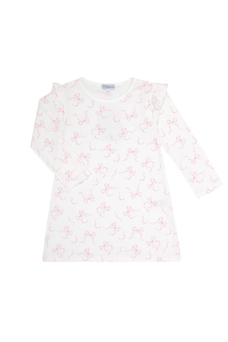 Charming Bows Print Playtime Dress - Toddler & Little Kid, Main, color, Pink