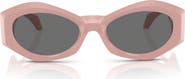 Versace 54mm Irregular Sunglasses