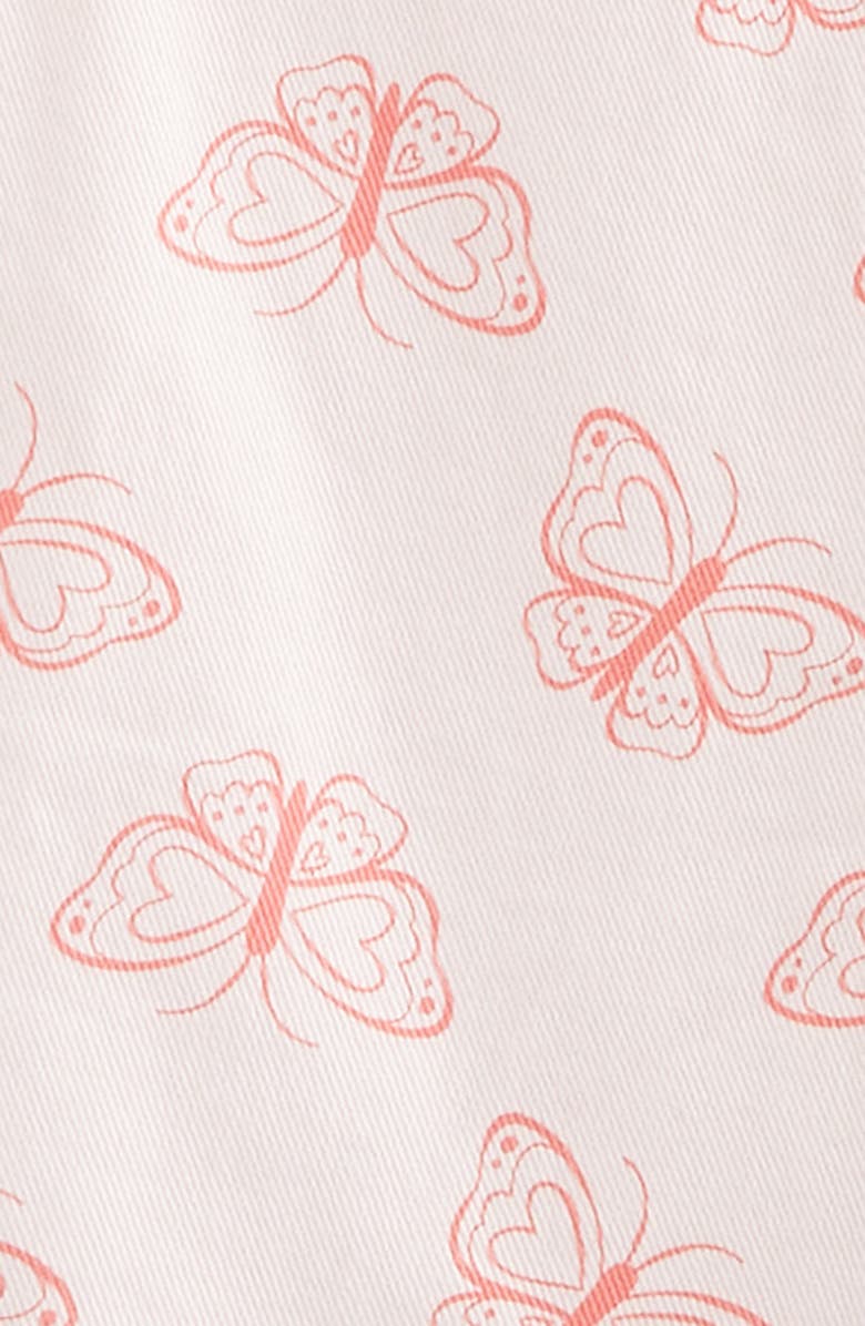 Tucker + Tate Kids' Butterfly Denim Drop Waist Dress, Alternate, color, Pink Balm Simple Butterflies