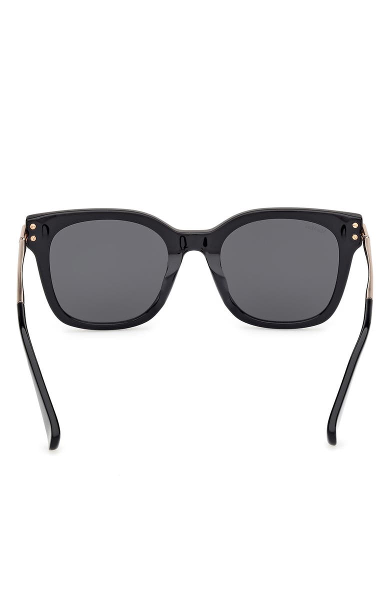 Max Mara 53mm Square Sunglasses, Alternate, color,