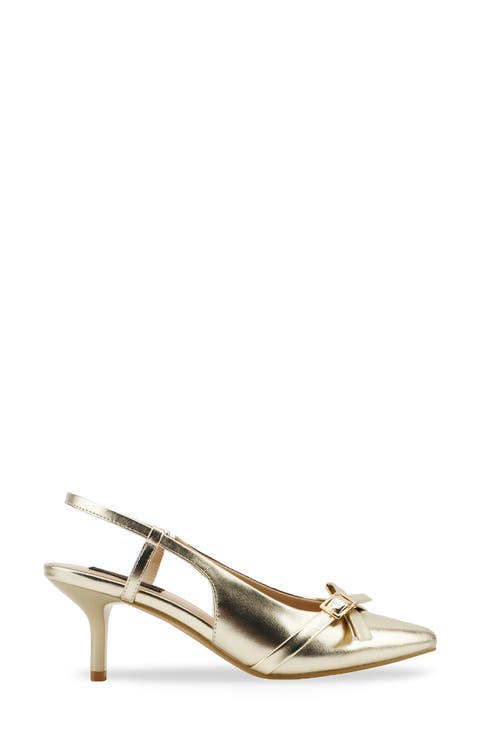 Agnes Bow Slingback Pump (Women)