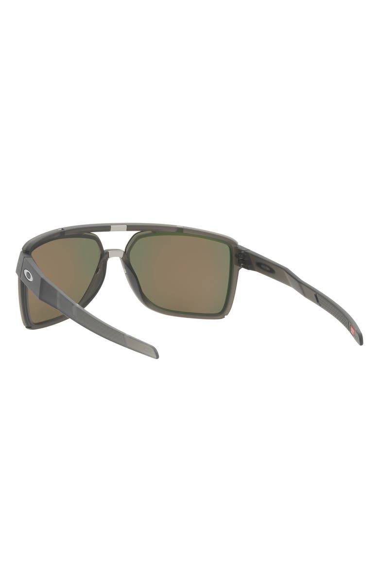 Oakley Castel 63mm Prizm<sup>™</sup> Oversize Rectangular Sunglasses, Alternate, color,