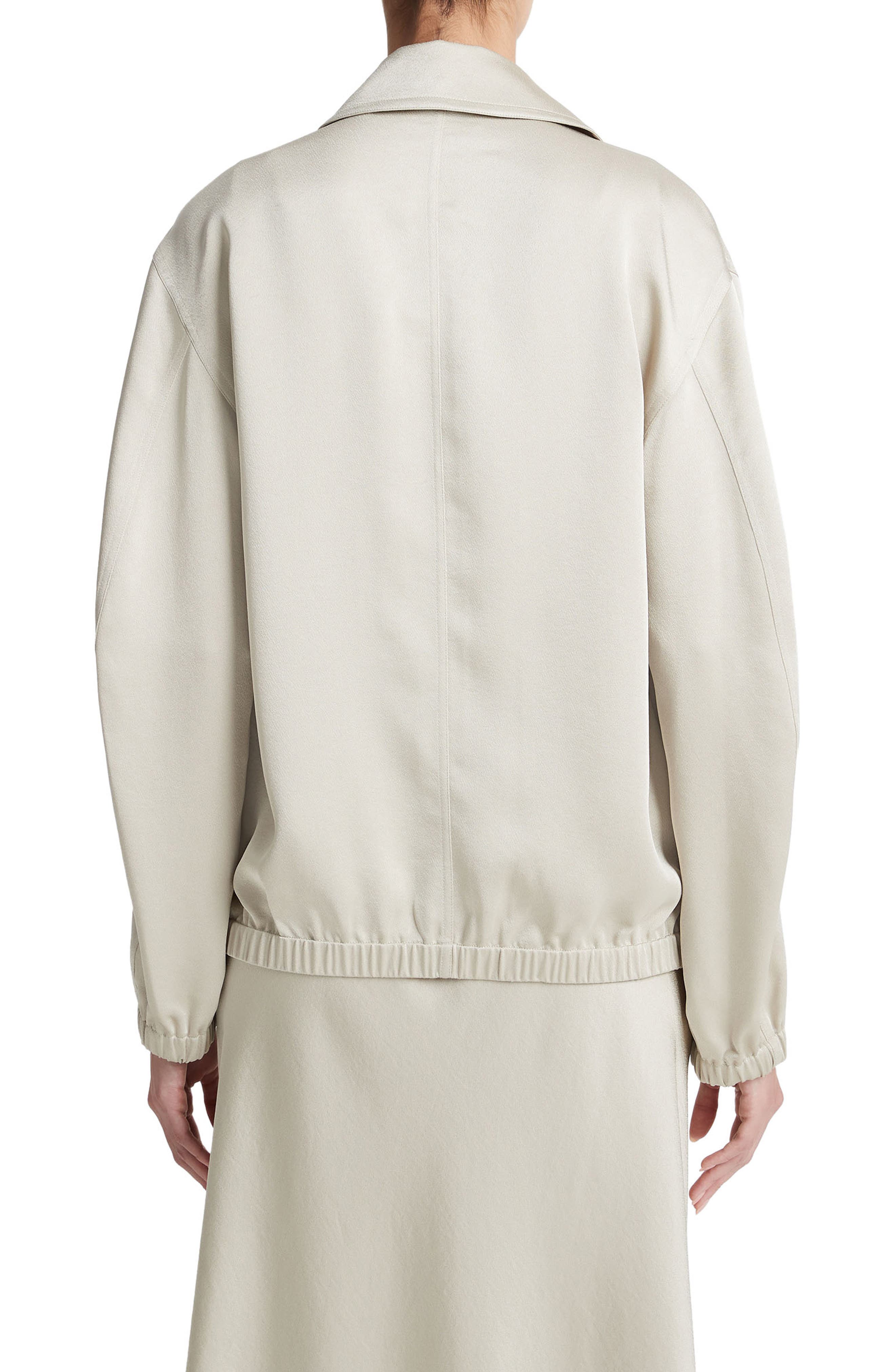Satin Bomber Jacket - image 2