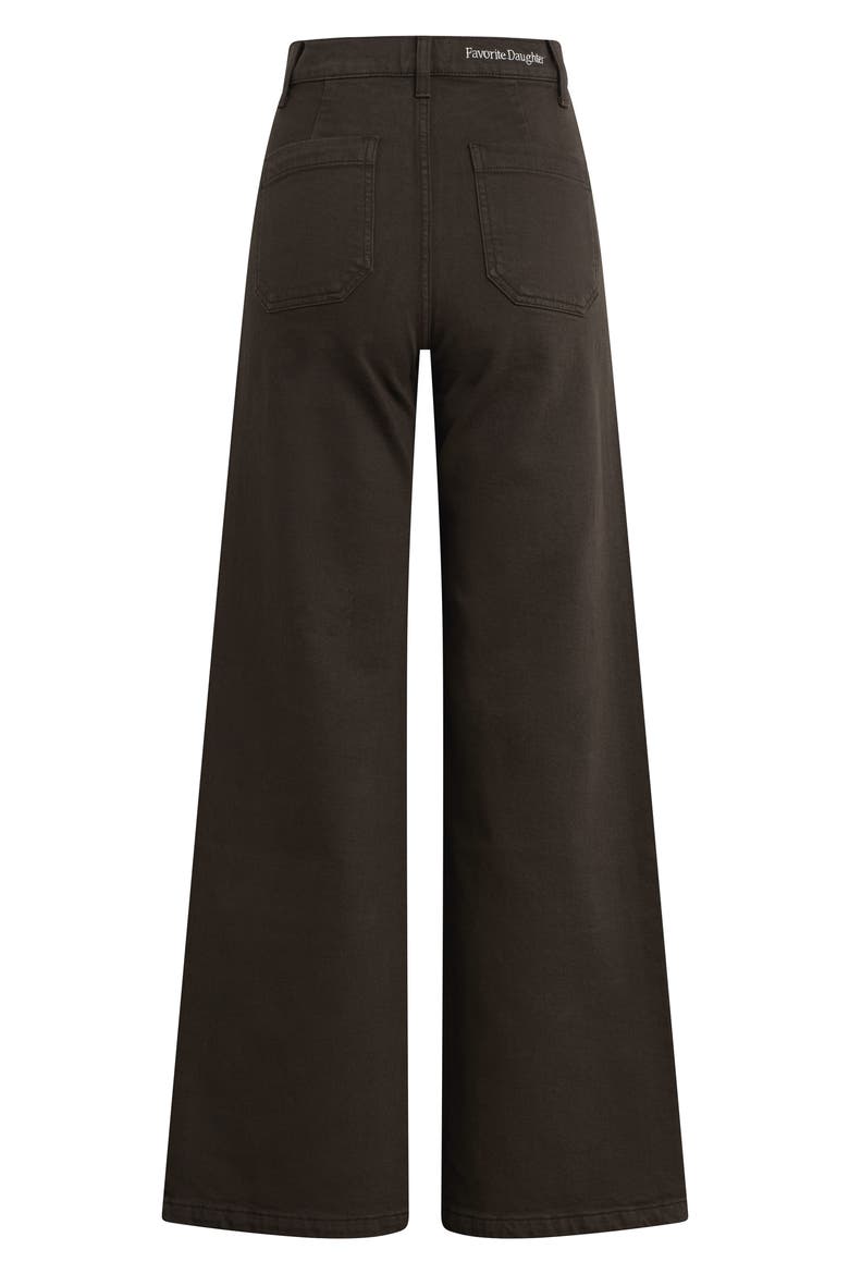 The Mischa High Waist Wide Leg Ankle Pants, Alternate, color, ESSPRESO