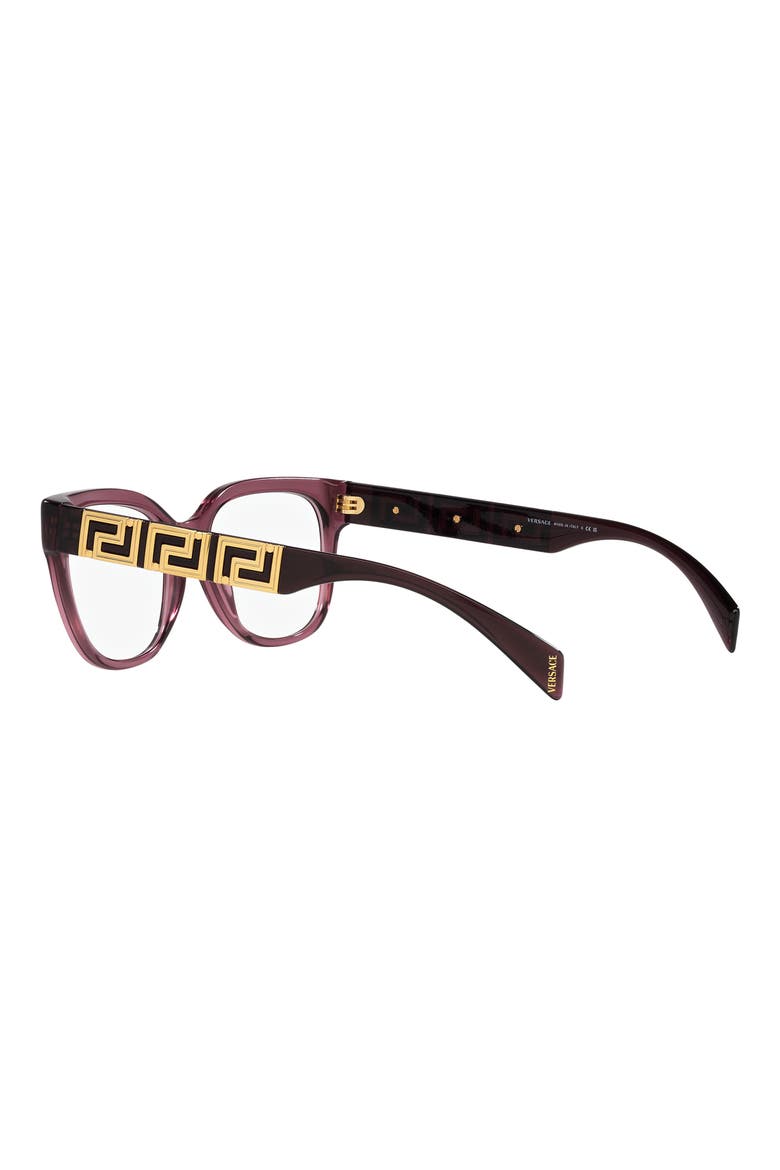 54mm Pillow Optical Glasses, Alternate, color, TRANSPARENT VIOLET