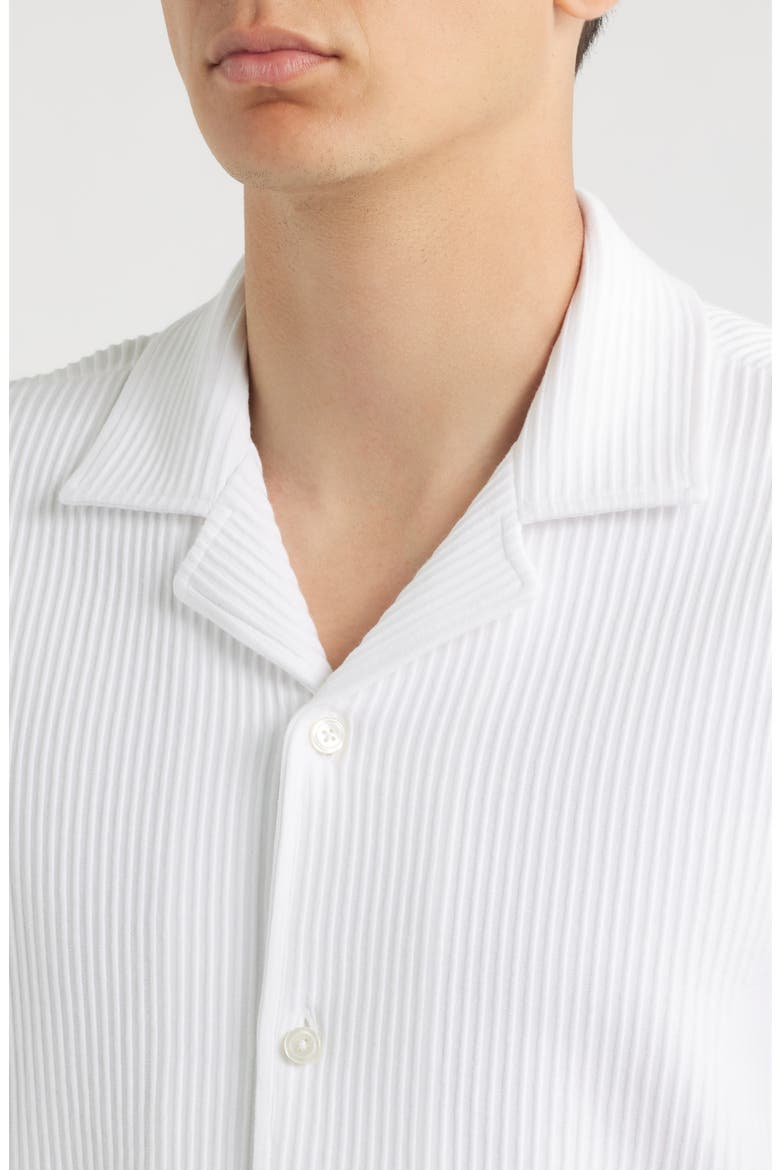Lars Relaxed Fit Camp Shirt, Alternate, color, WHITE