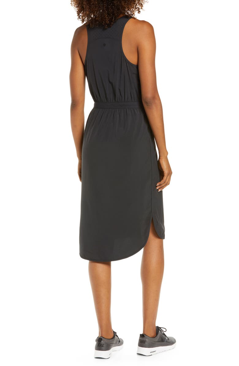 Zella Mix It Up Performance Stretch Recycled Polyester Tank Dress, Alternate, color,