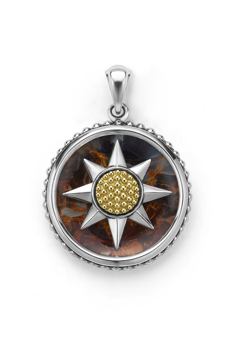 Anthem Compass Pendant, Main, color, TWO-TONE PI