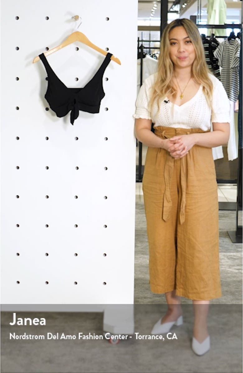 Ava Knot Front Bikini Top, sales video thumbnail