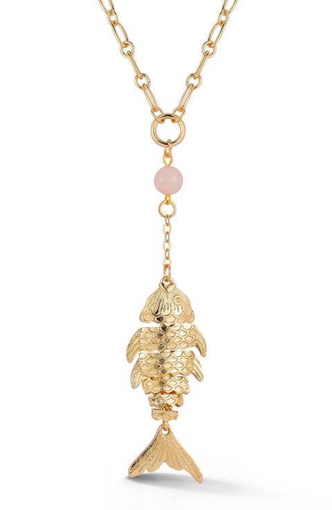 Fish Lariat Necklace