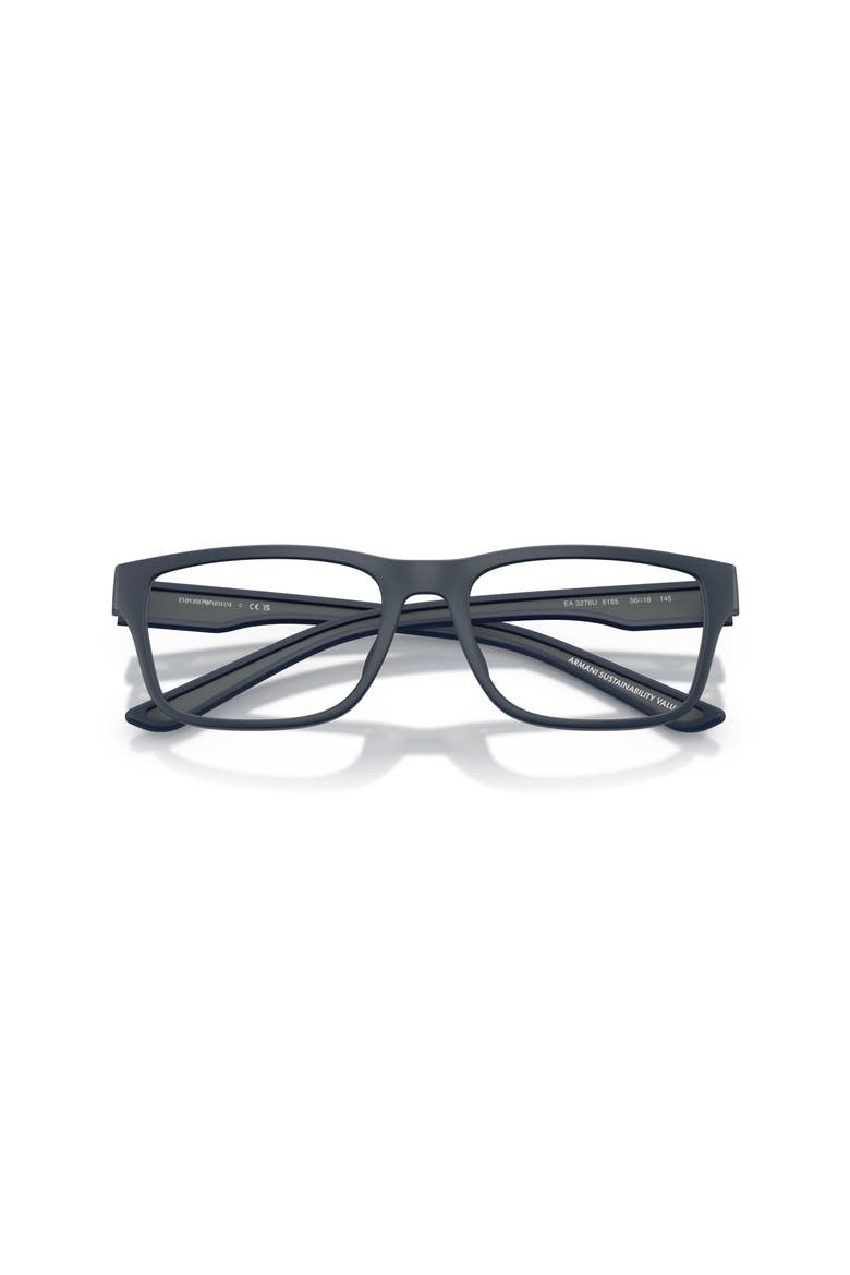 54mm Rectangle optical glasses, Alternate, color, Blue