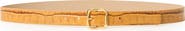B-Low the Belt Ellie Croco Embossed Leathe Belt