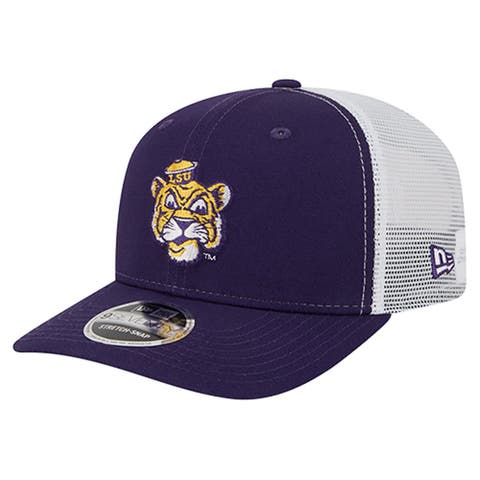 Men's New Era  Purple LSU Tigers Team 9SEVENTY COOLERA Trucker Adjustable Hat