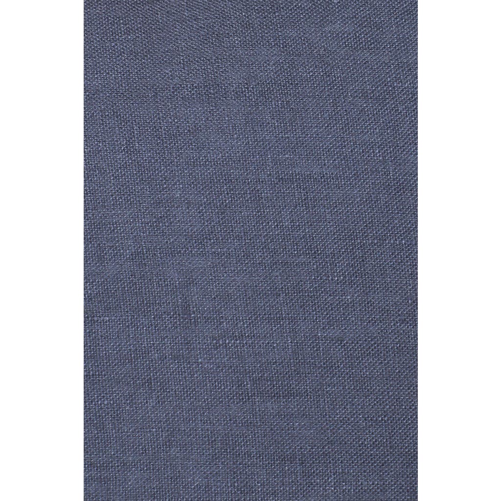 Anaya So Soft Linen Fringe Napkins In Blue
