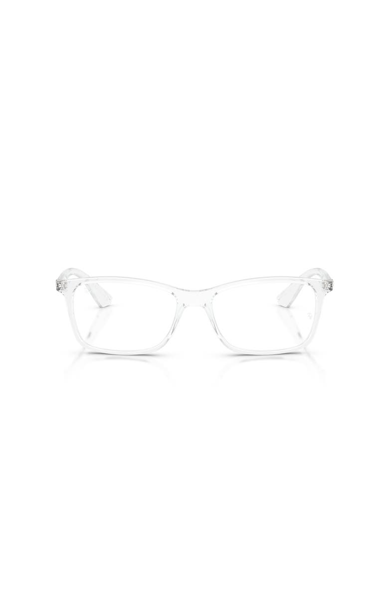 Ray-Ban 56mm Square optical glasses, Alternate, color, Transparent