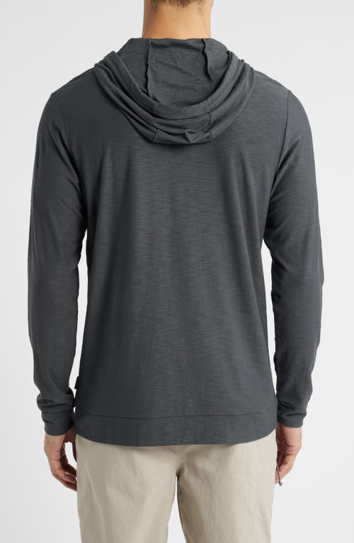 Free Fly Slub Performance Hoodie In Blue