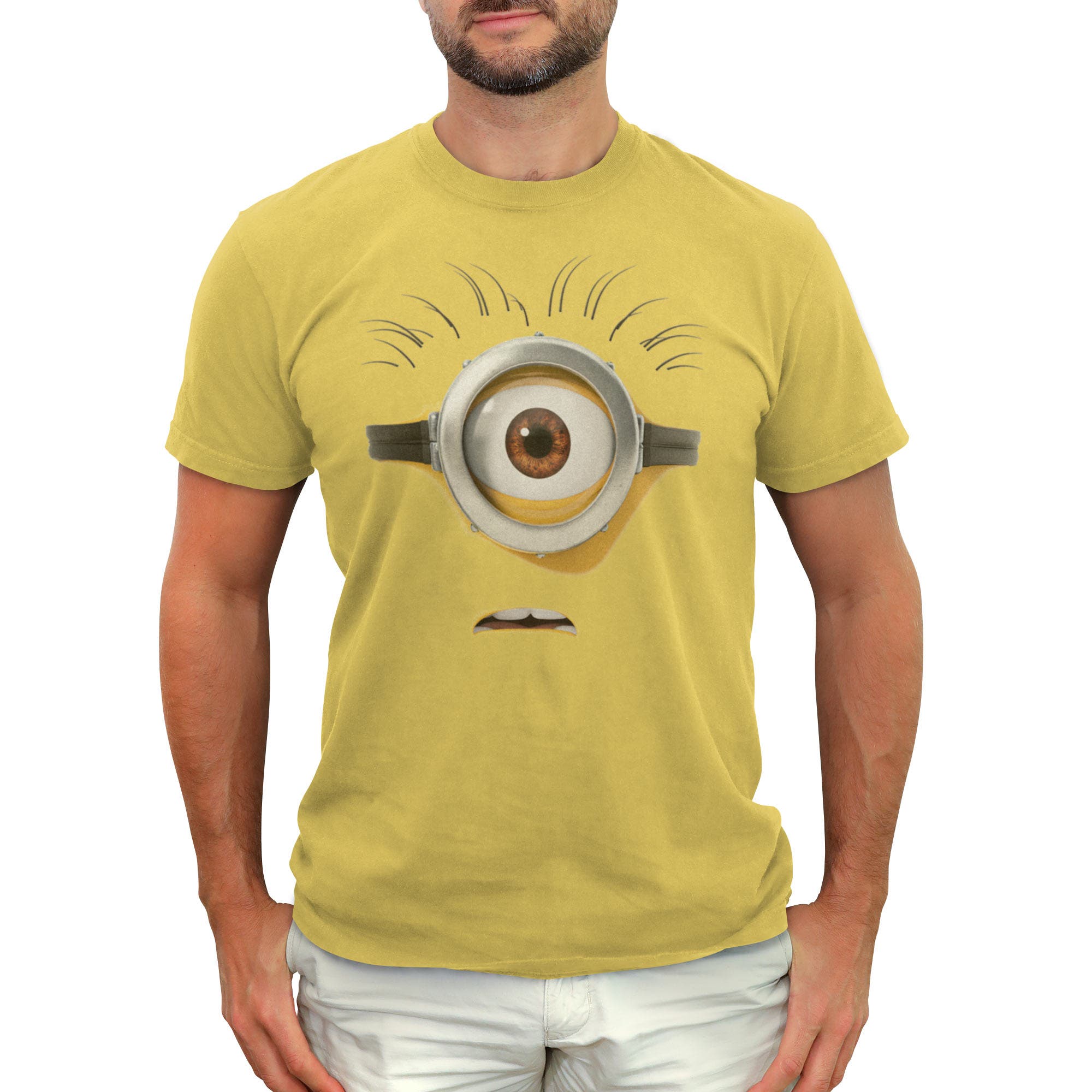 Men's Despicable Me Minion Costume  Graphic T-Shirt in Banana 