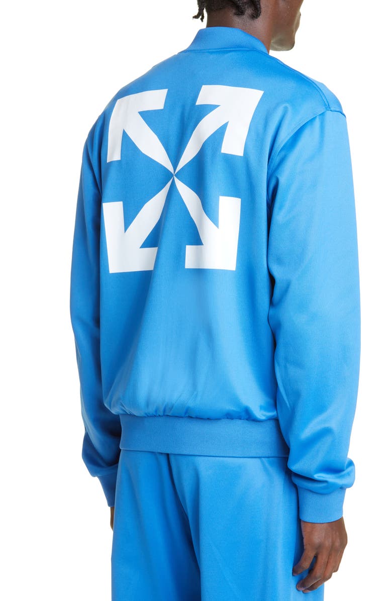 Off-White Single Arrow Track Bomber Jacket, Alternate, color, 