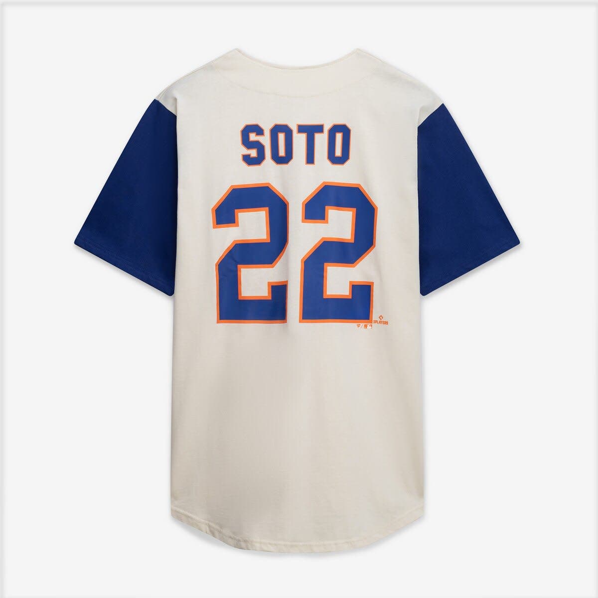 PROFILE Men's Profile Cream/Royal New York Mets Big & Tall Two-Color ...