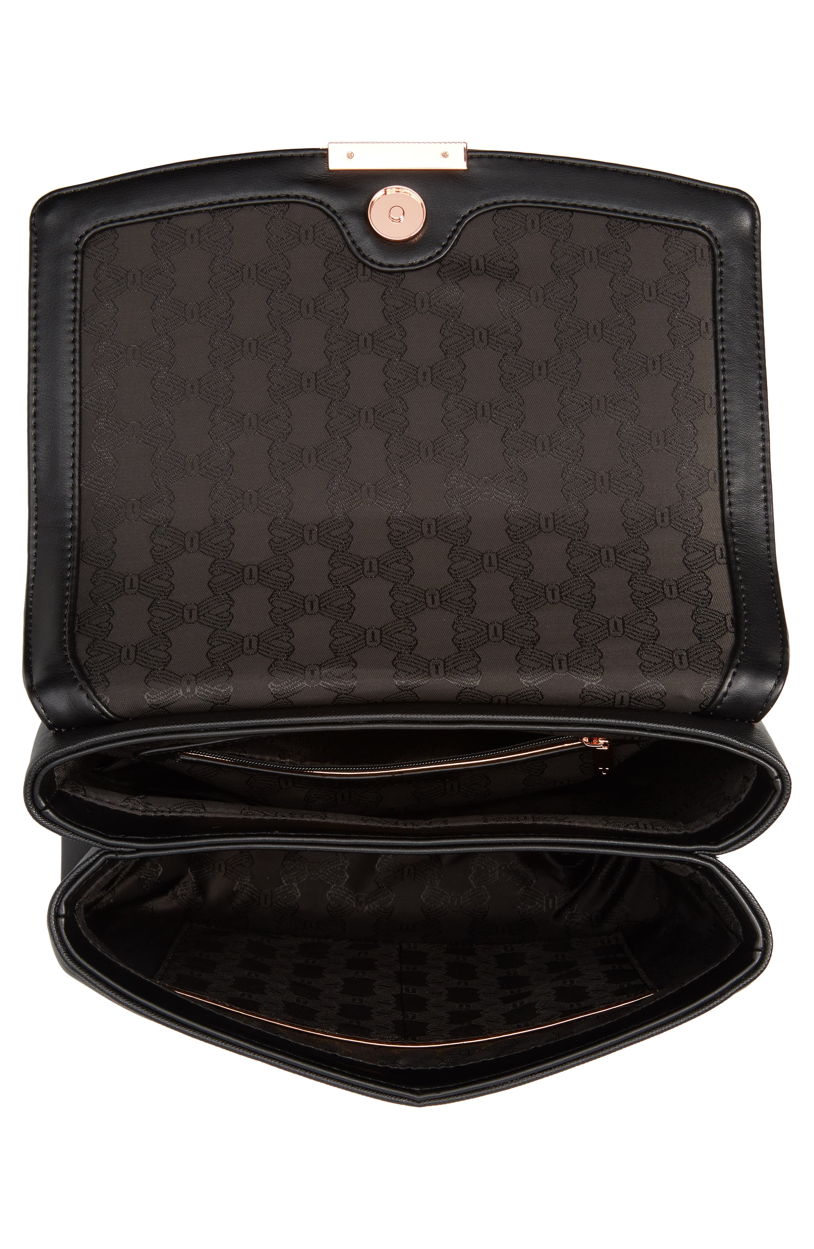 Ted Baker London Keiira Lady Bag Faux Leather Top Handle Satchel, Alternate, color, 