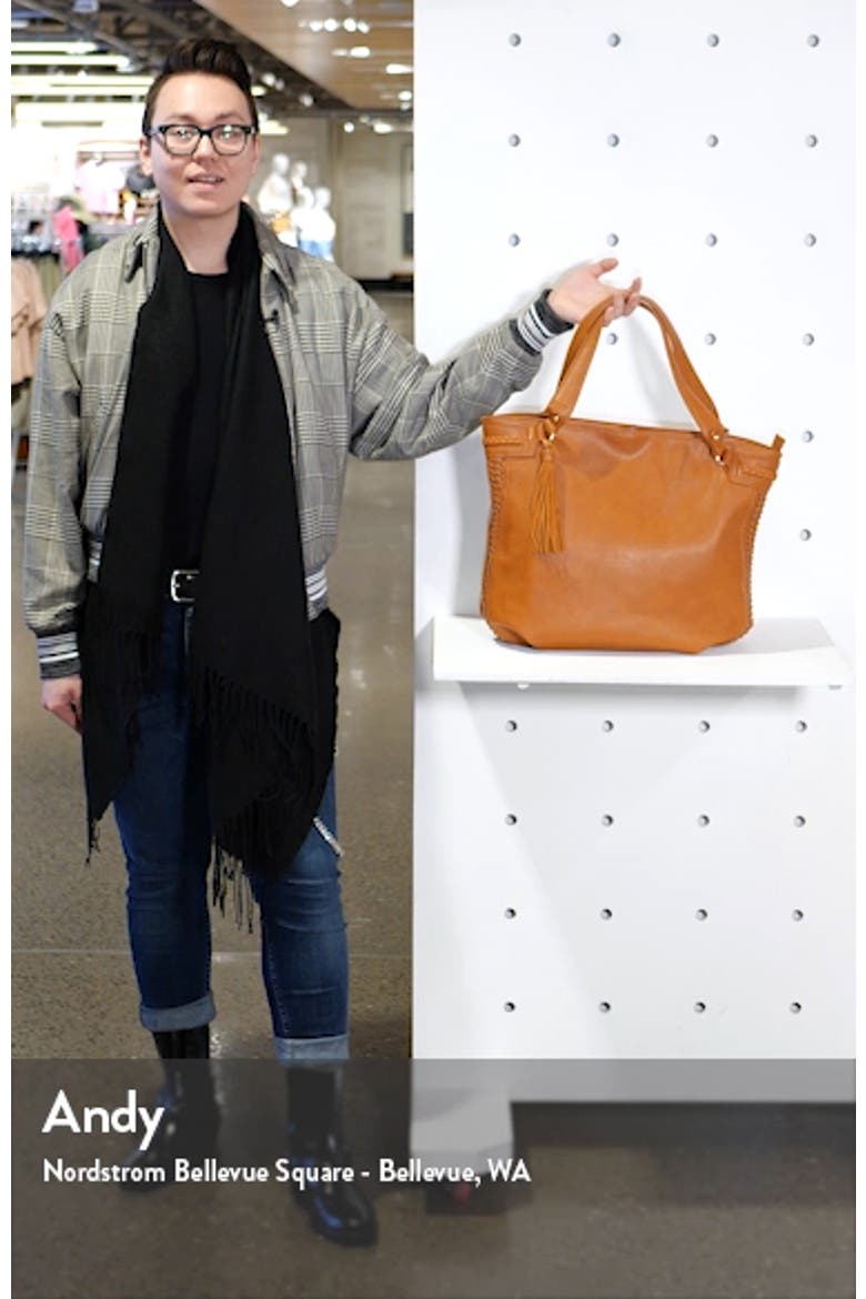 Tara Braided Faux Leather Hobo video