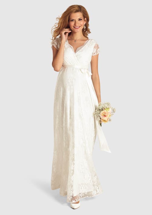 Tiffany Rose Maternity Eden Gown Long In White