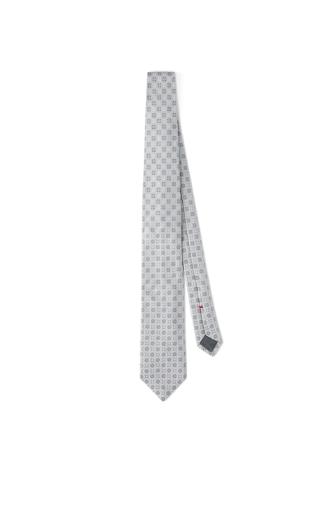 Silk tie with pattern