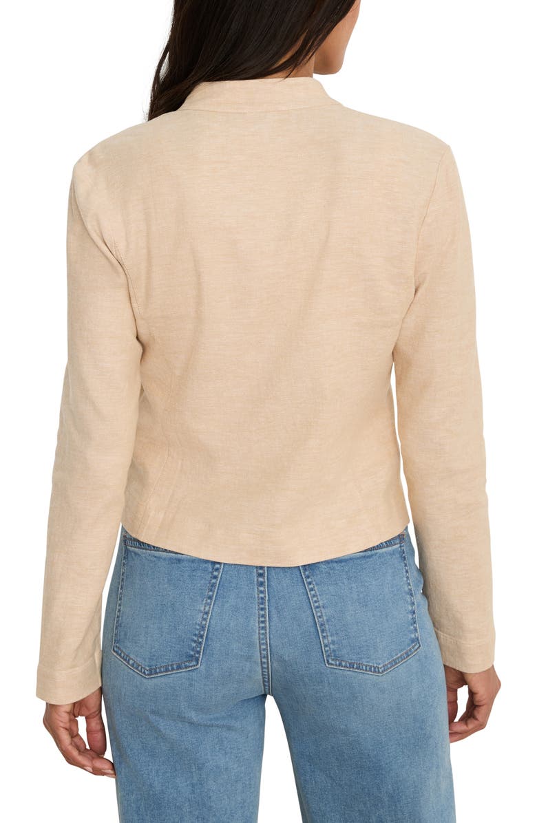 NIC+ZOE Seams to Be Stretch Linen Jacket, Alternate, color, Neutral Mix