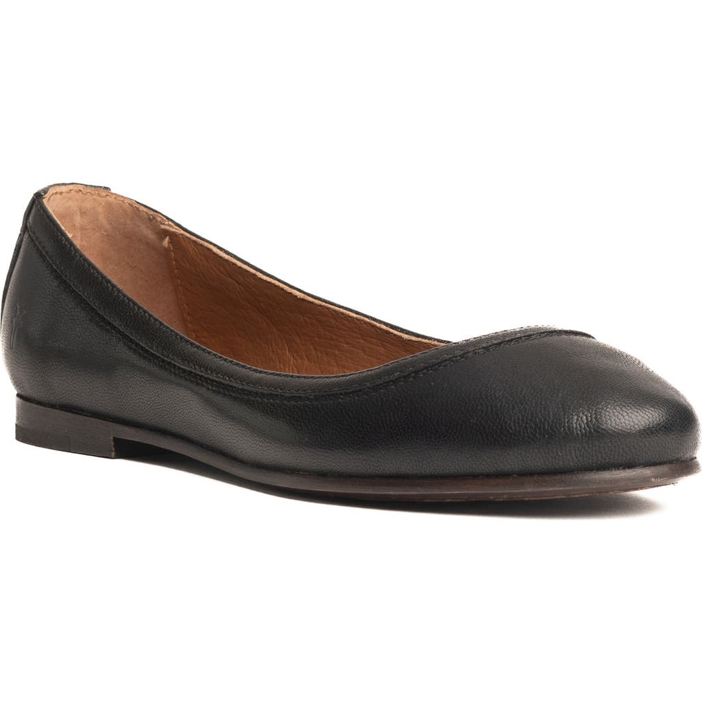Frye Carson Ballet Flat in Black at Nordstrom, Size 6