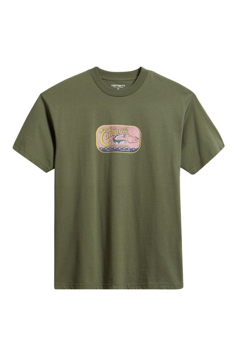 Sardinas Organic Cotton Graphic T-Shirt, Alternate, color, LEAF