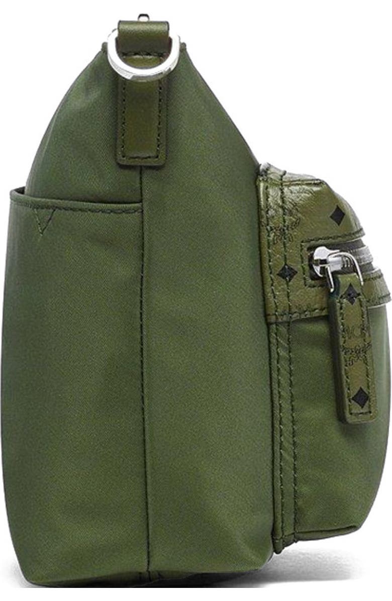 MCM Aren Crossbody in Nylon and Leather, Alternate, color,