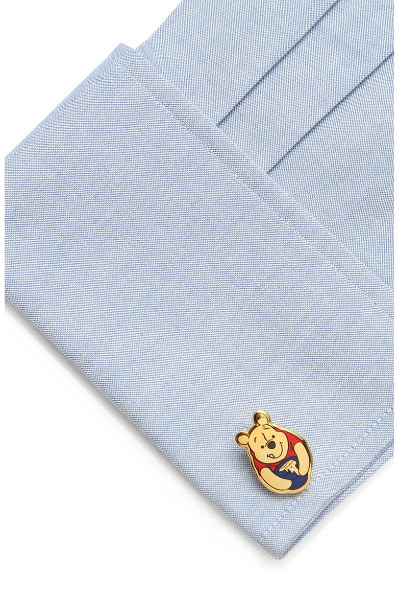 Cufflinks Inc. Winnie the Pooh Cuff Links, Alternate, color, GOLD