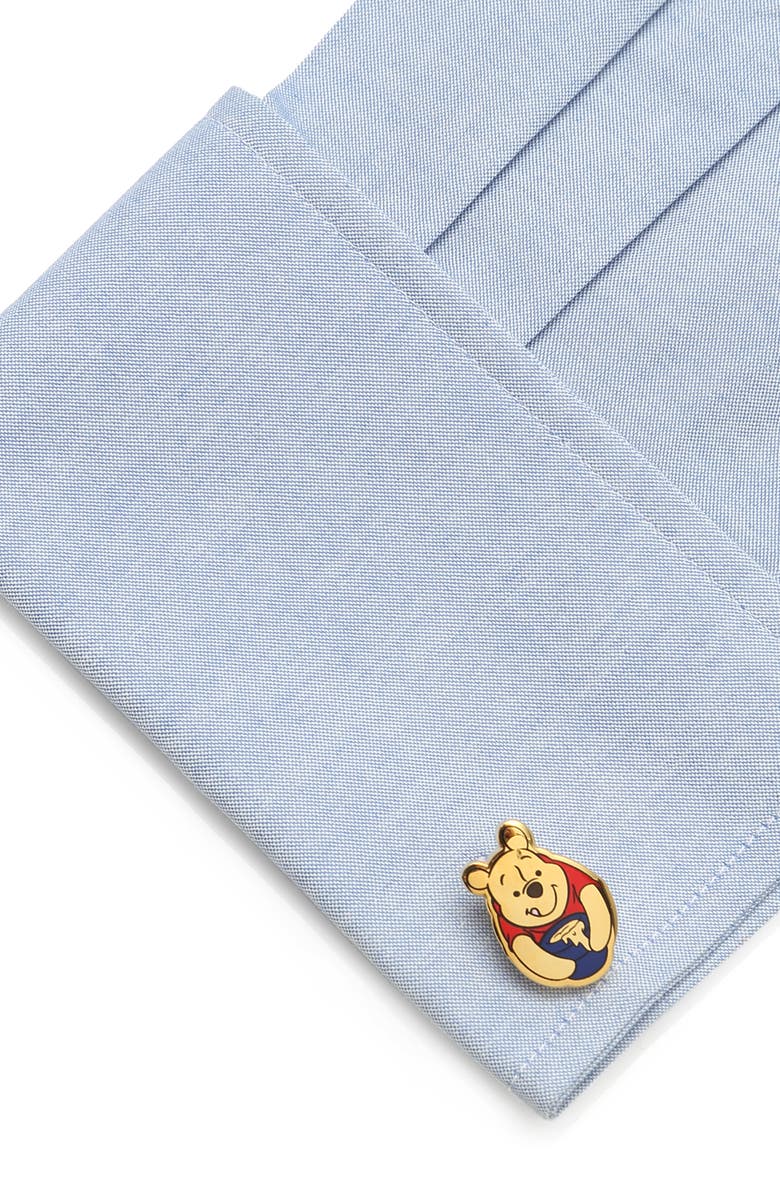 Cufflinks, Inc. Cufflinks Inc. Winnie the Pooh Cuff Links, Alternate, color, Gold