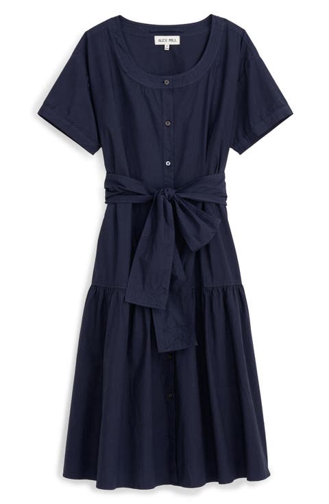 Josie Cotton Poplin Shirtdress