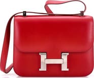 Pre-Owned Hermes Constance NM Bag Box Calf 24