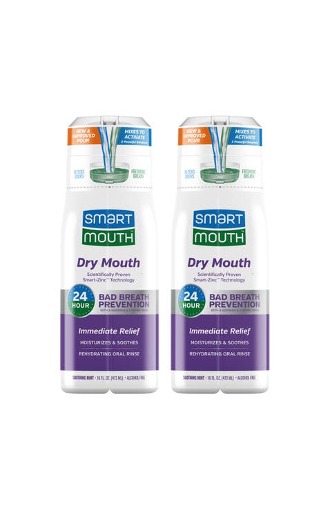 Dry Mouth Zinc Activated Mouthwash Soothing Mint 16 Fl Oz 2 Pack 2 Pack