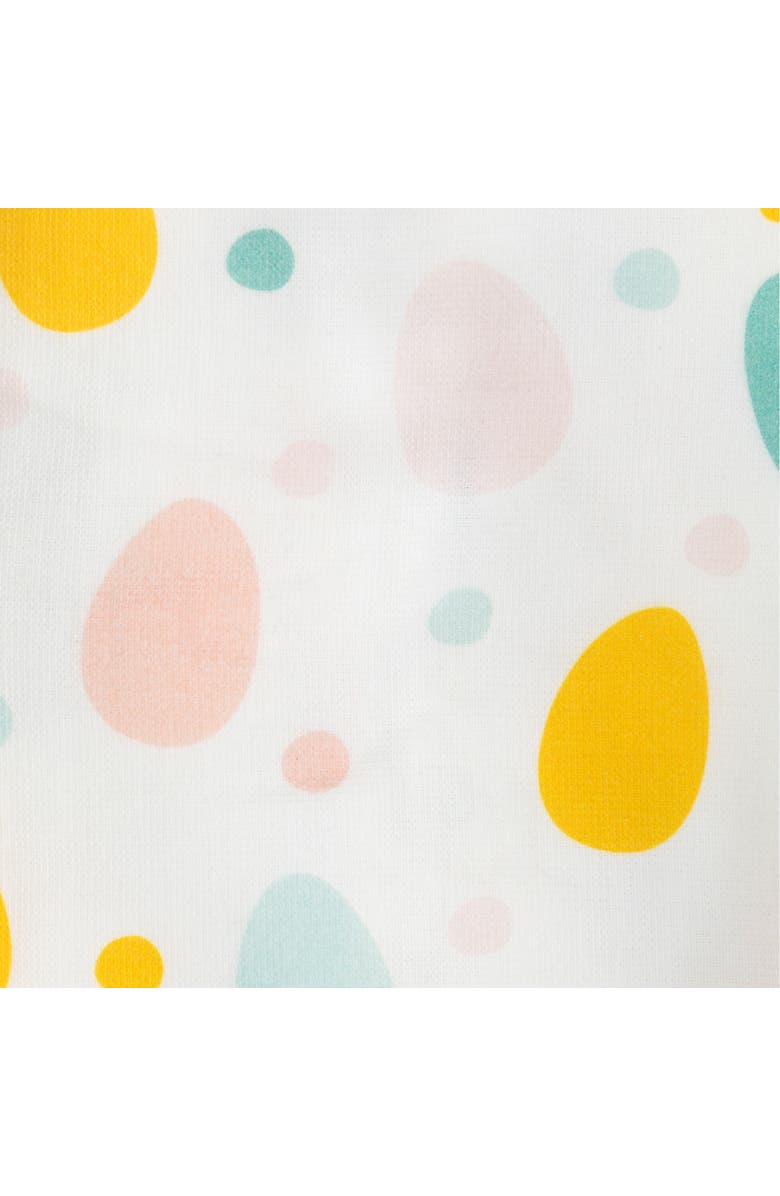 Northlight Stripes and Easter Eggs Kitchen Tea Towels - 26" - Set of 2, Alternate, color, White