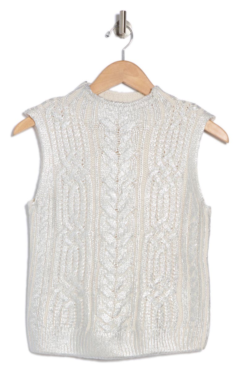 1.STATE Metallic Sweater Vest, Alternate, color,