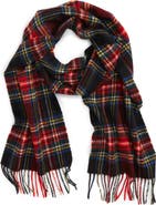 Barbour New Check Lambswool & Cashmere Scarf