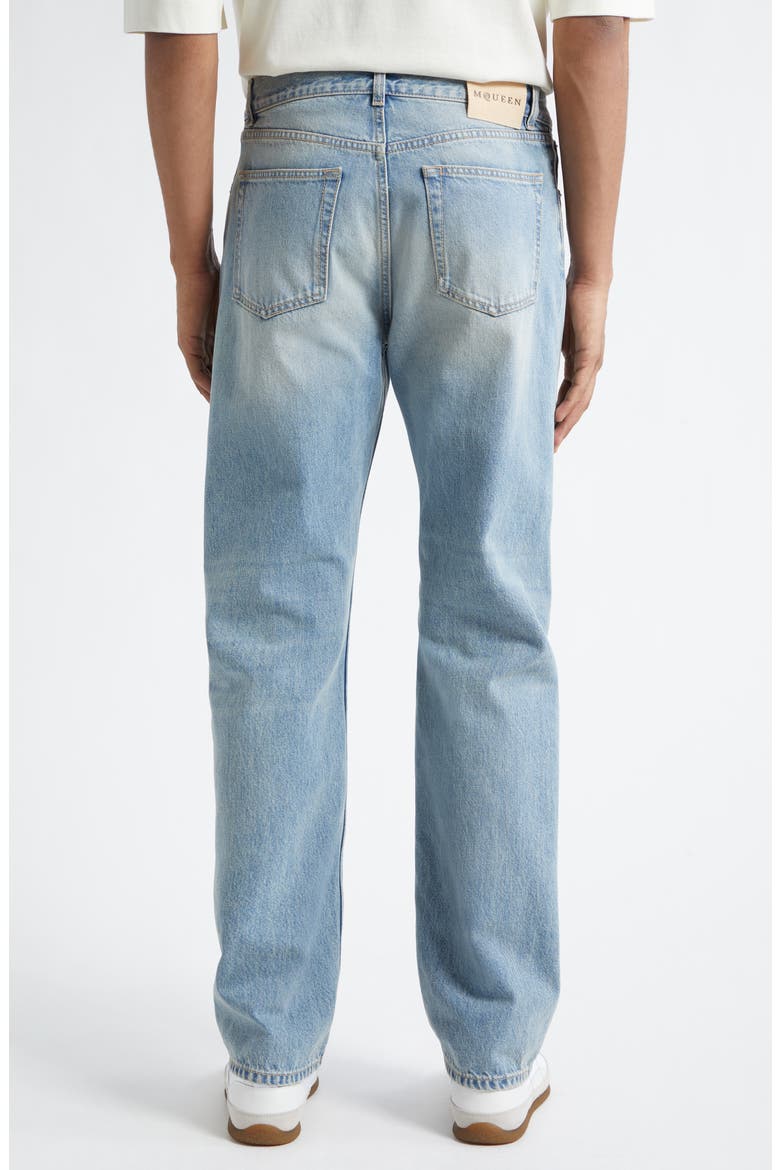 Francis Straight Leg Jeans, Alternate, color, BLUE WASHED