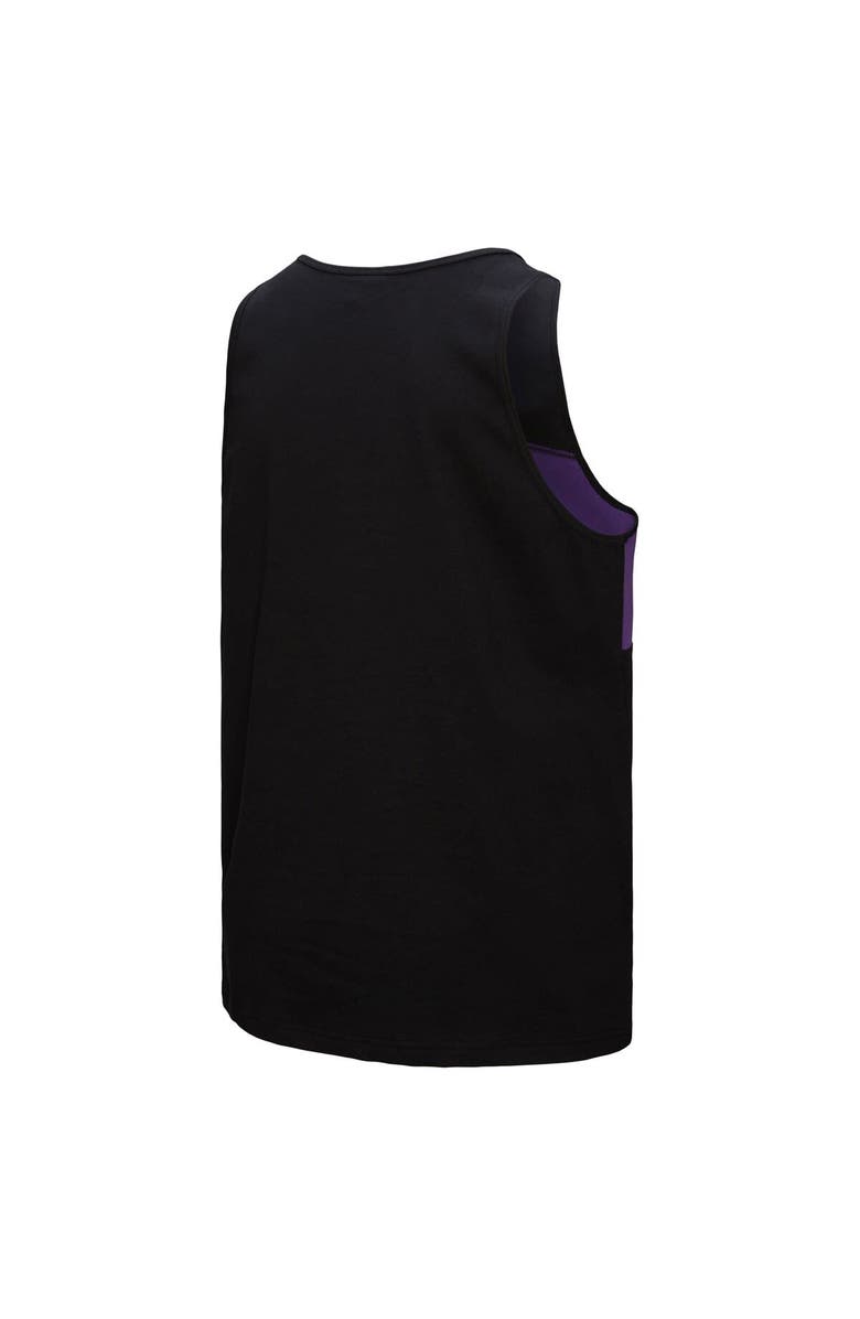 Mitchell & Ness Men's Mitchell & Ness Black Minnesota Vikings Retro Colorblock Tank Top, Alternate, color, Black