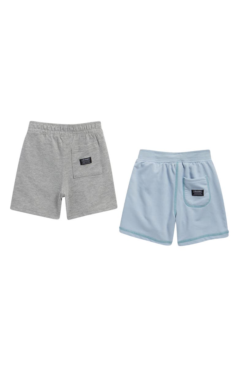 Volcom Shirt & Shorts Four-Piece Set, Alternate, color, Crystal Gray