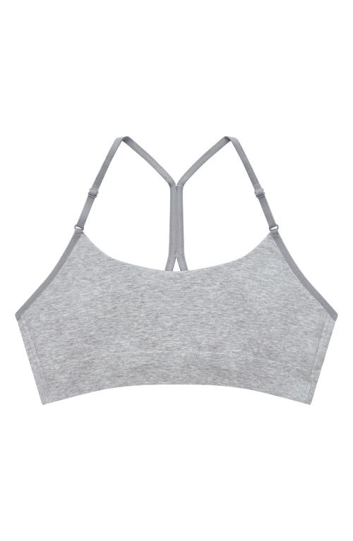 Thirdlove Seamless Cloud Cotton Wireless Bralette In Gray