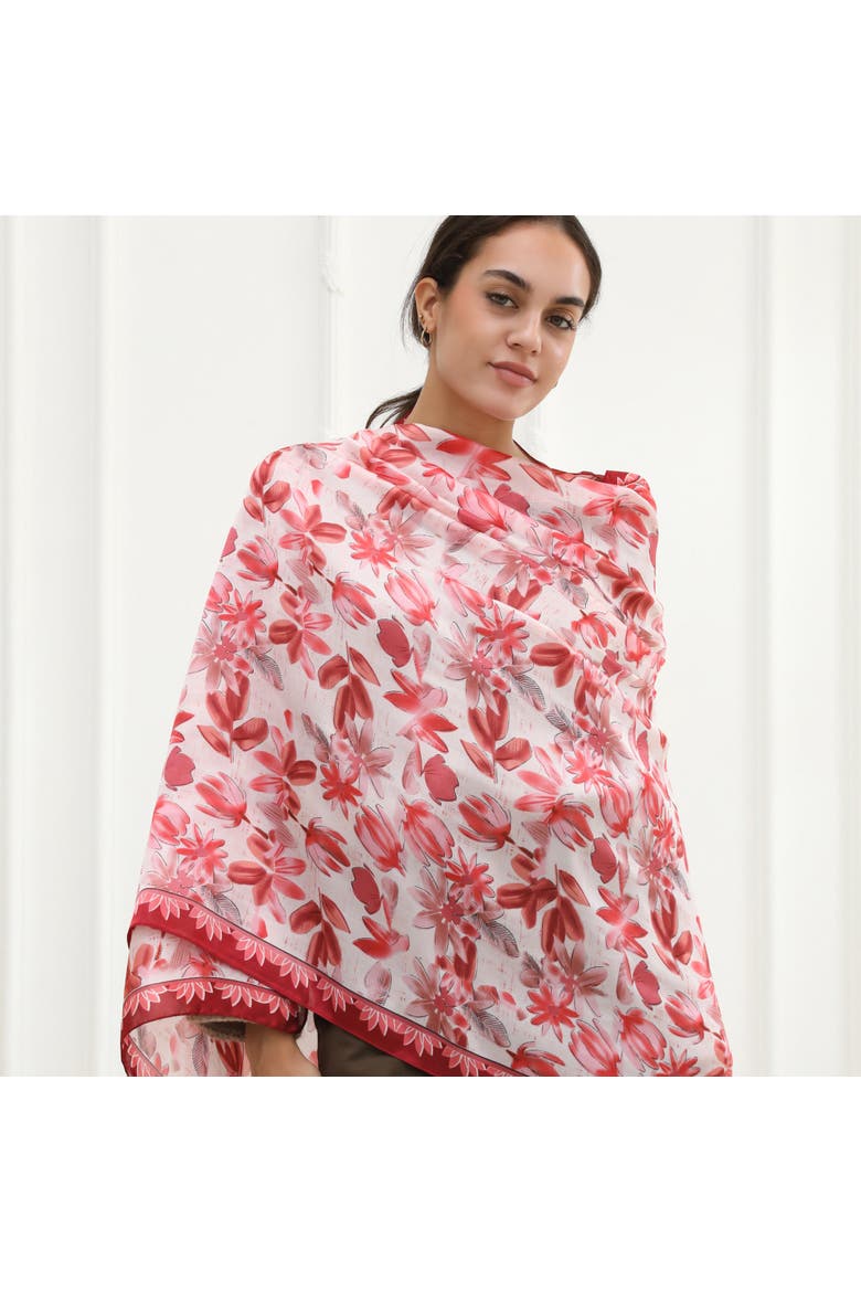 The Ruby Lightweight Scarf, Alternate, color, Red