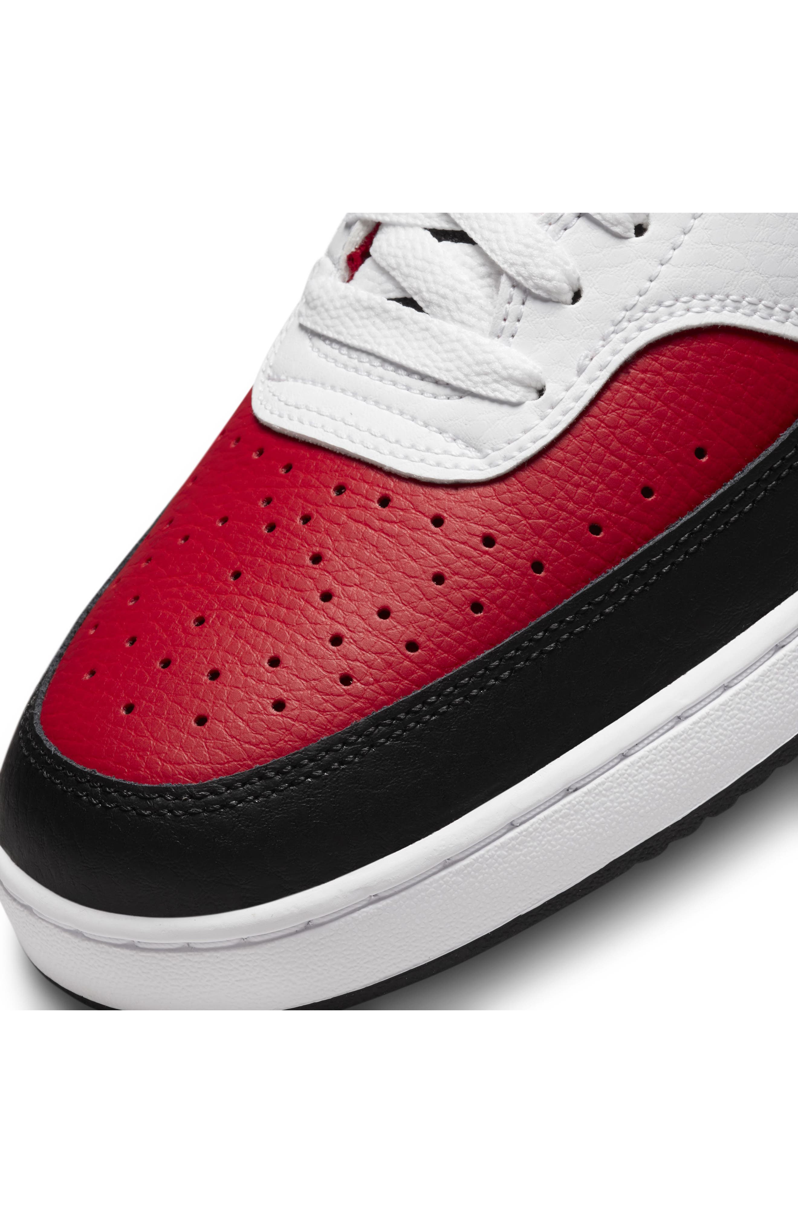 Nike Court Vision Mid Sneaker, Alternate, color, Red/ Black/ White