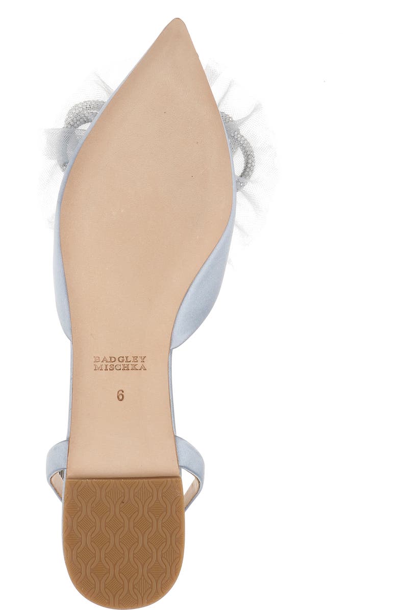 Badgley Mischka Collection Sabina Bow Flat, Alternate, color,