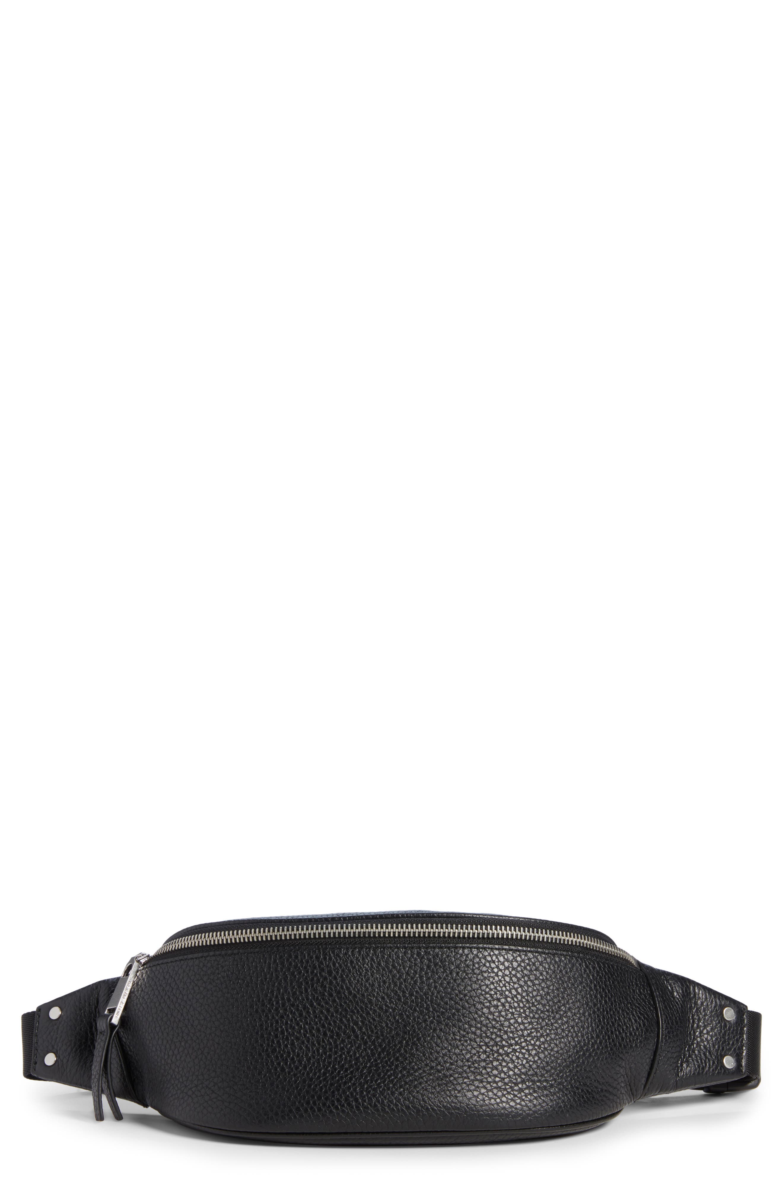 Treasure & Bond Mason Pebbled Leather Belt Bag, Main, color, 