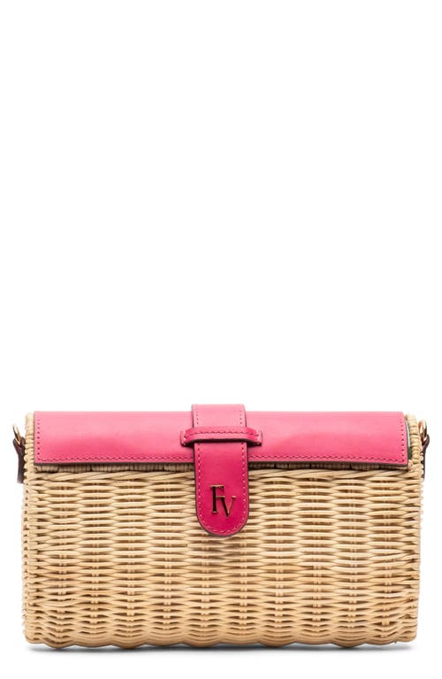 Frances Valentine Betsy Wicker Basket Crossbody Bag